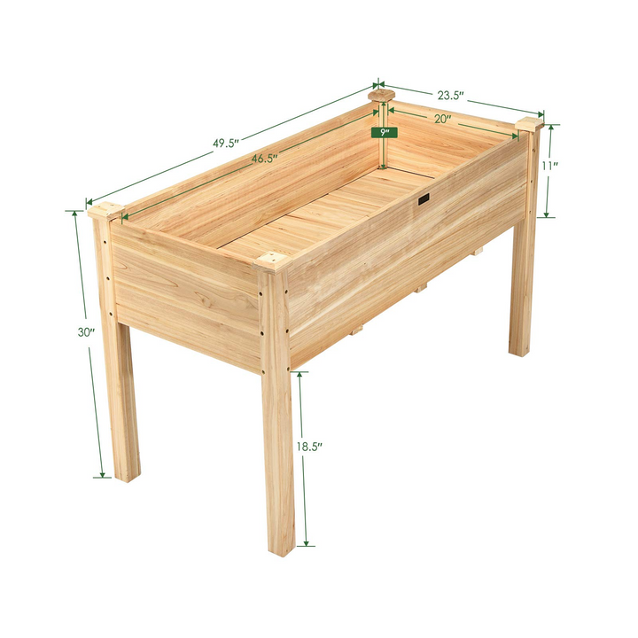 Raised Garden Bed Kit (49.5" X 23.5" X 30.0")