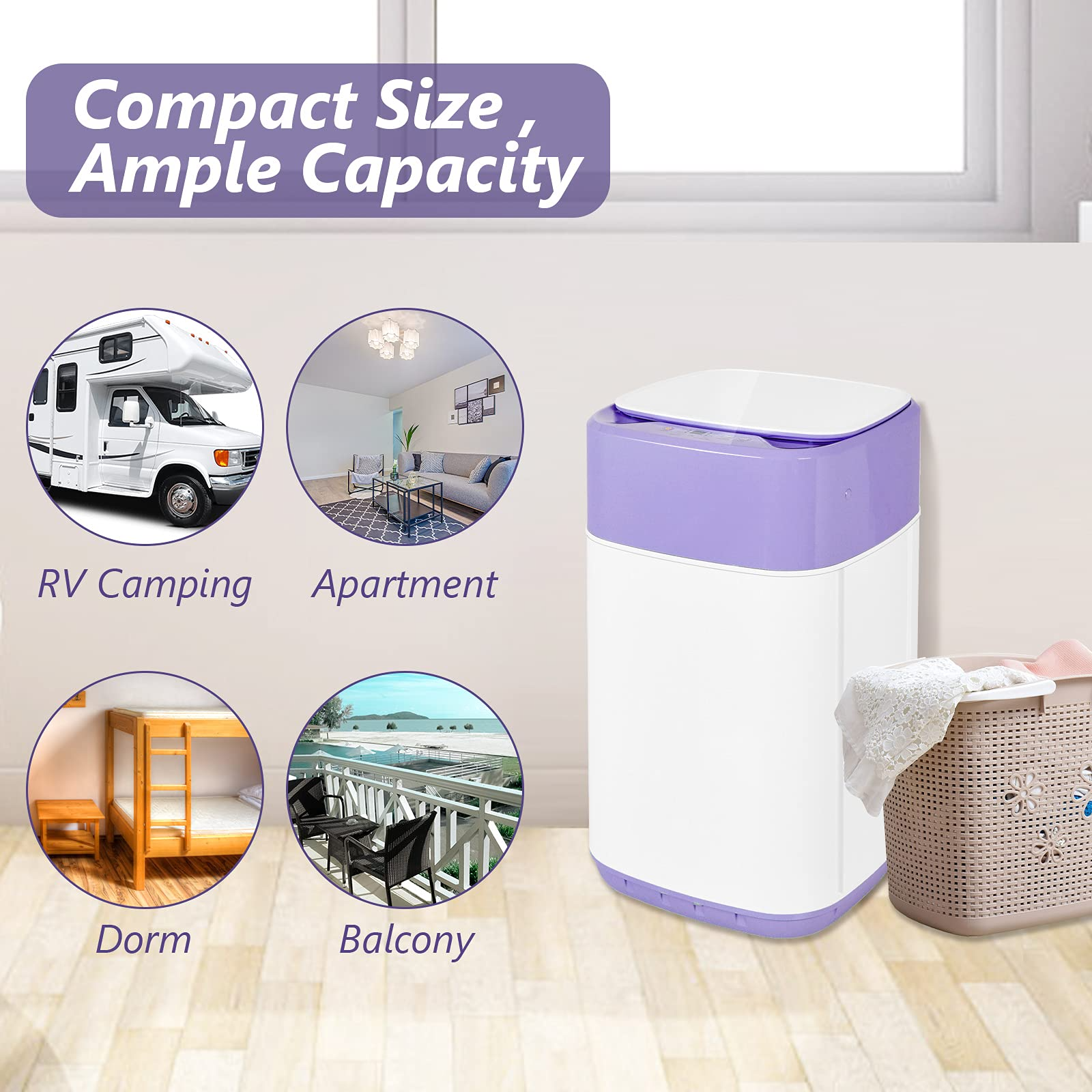 Portable Baby Laundry Washer and Dryer Combo