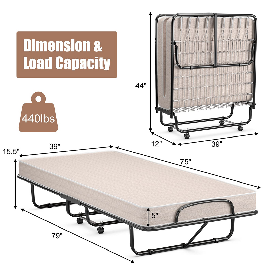 Giantex Rollaway Folding Bed