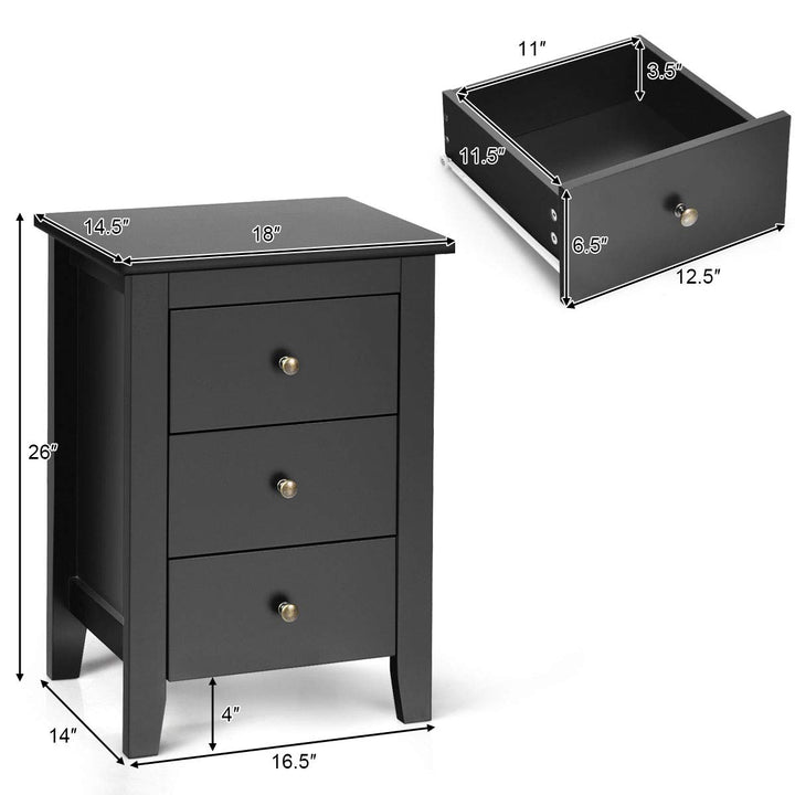 Suitable for Bedroom Bedsides Table Accent Table End Table