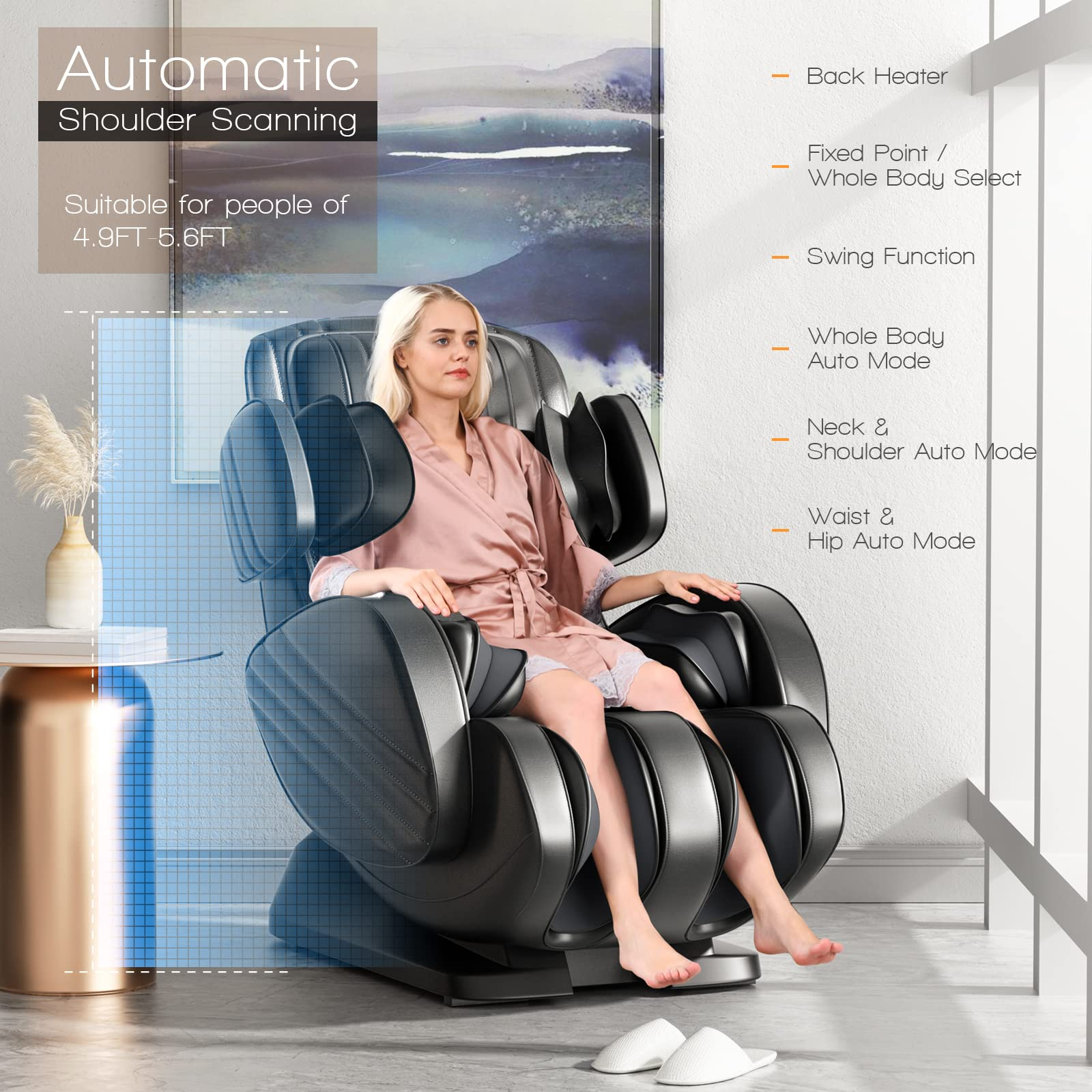 Giantex Full Body Massage Chair, Electric Shiatsu Recliner