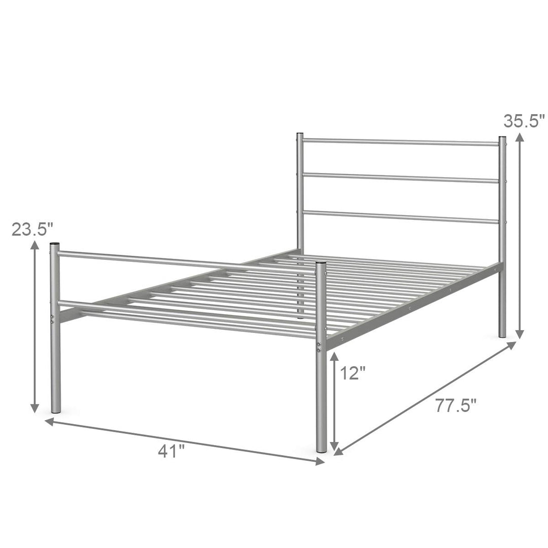 Giantex Platform Bed with Headboard and Footboard
