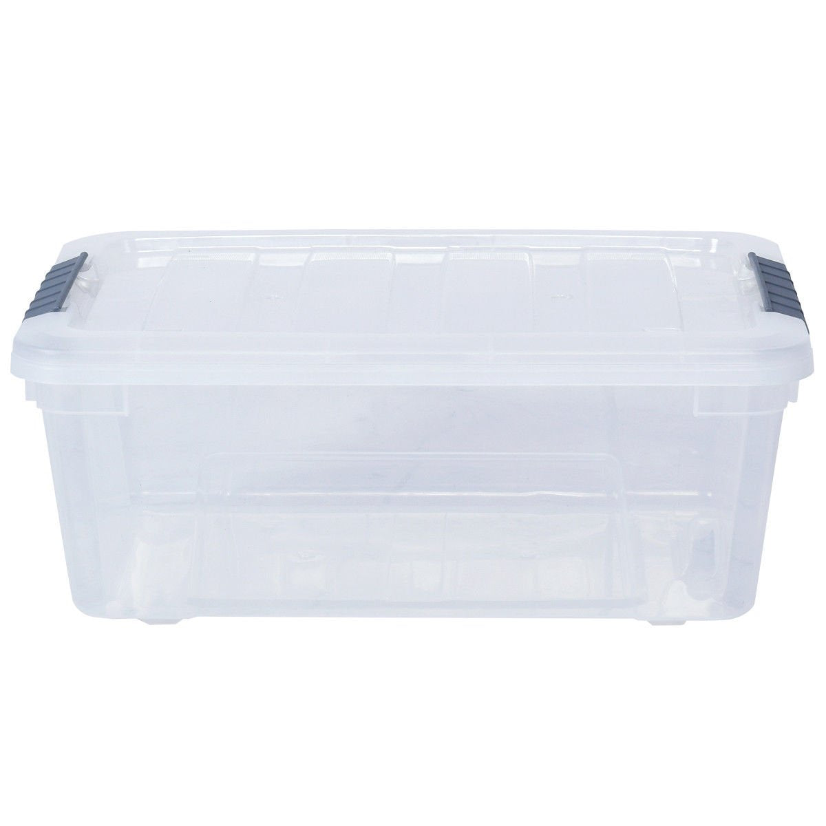 Giantex 12 Pack Storage Box Storage Tote Boxes W/Clear Lid 12.7 Quart