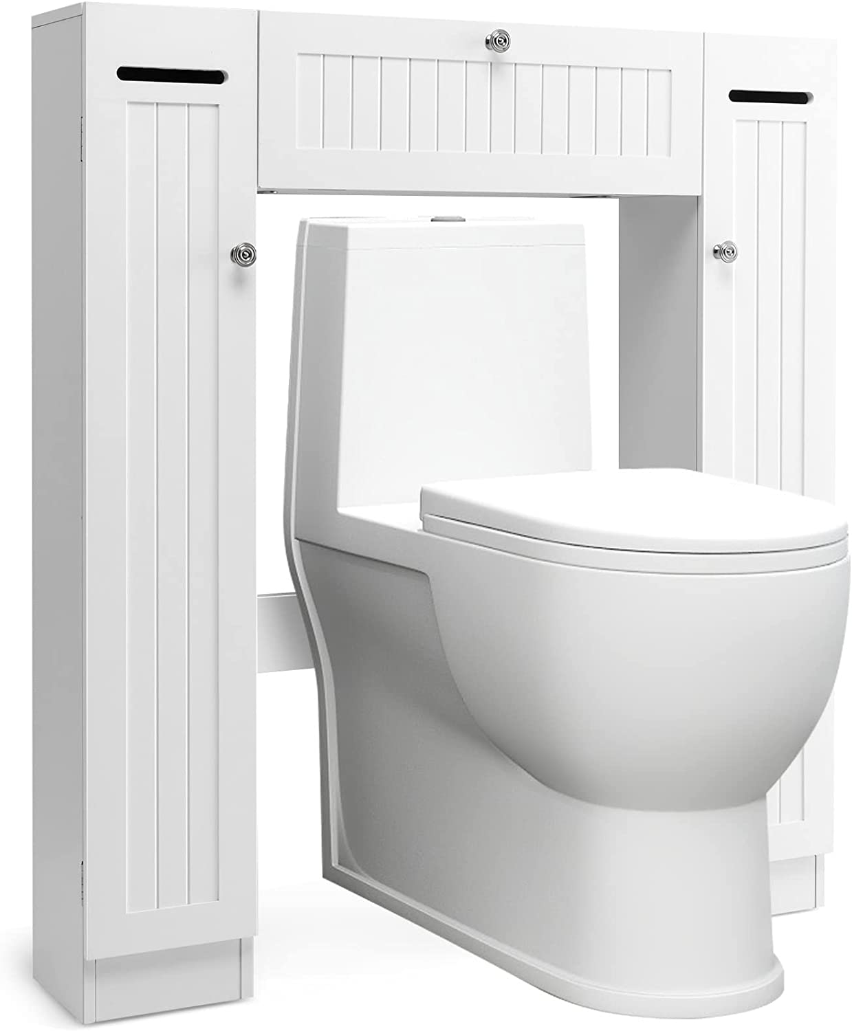 Over-The-Toilet Rack Bathroom Shelf - Giantex