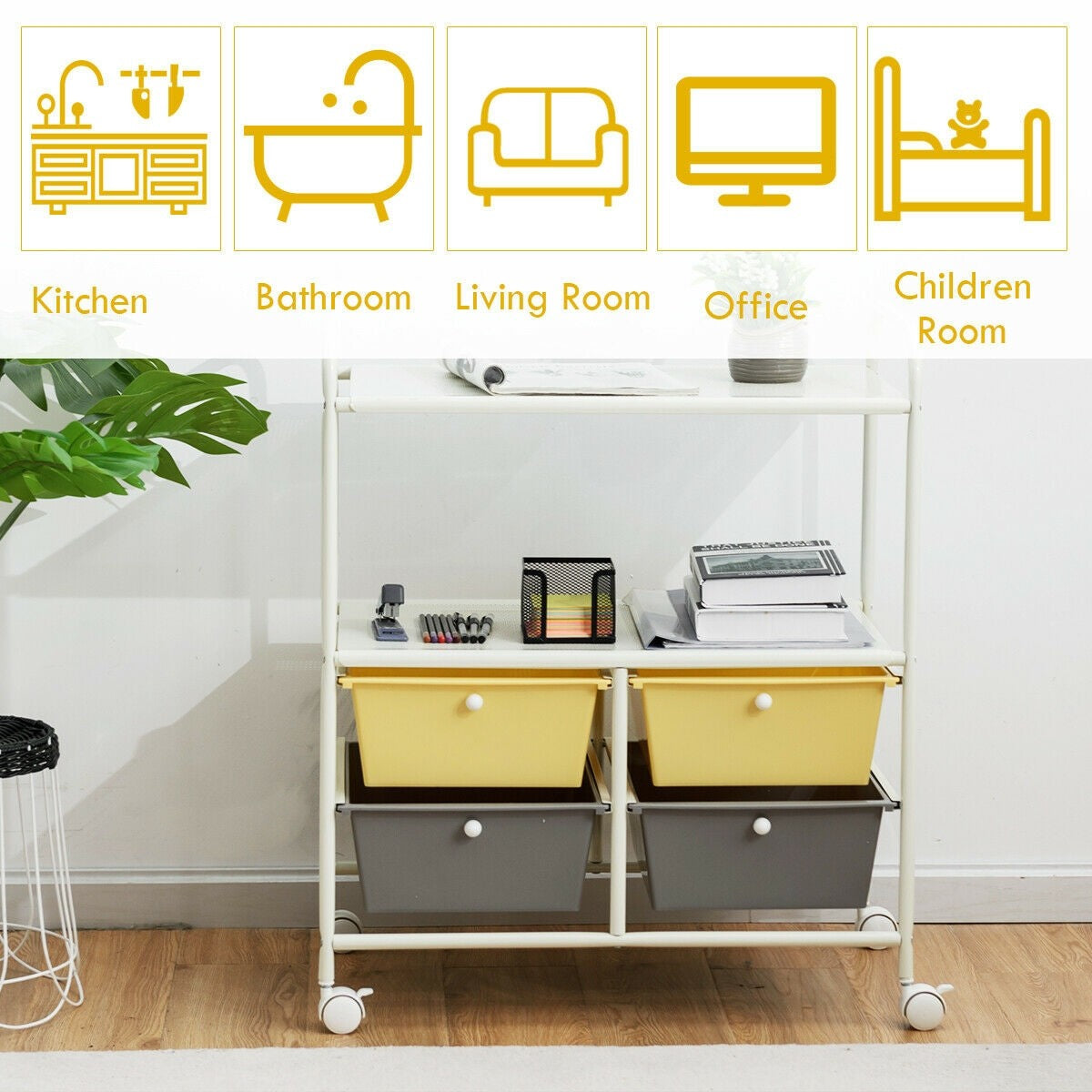 Rolling Storage Cart 