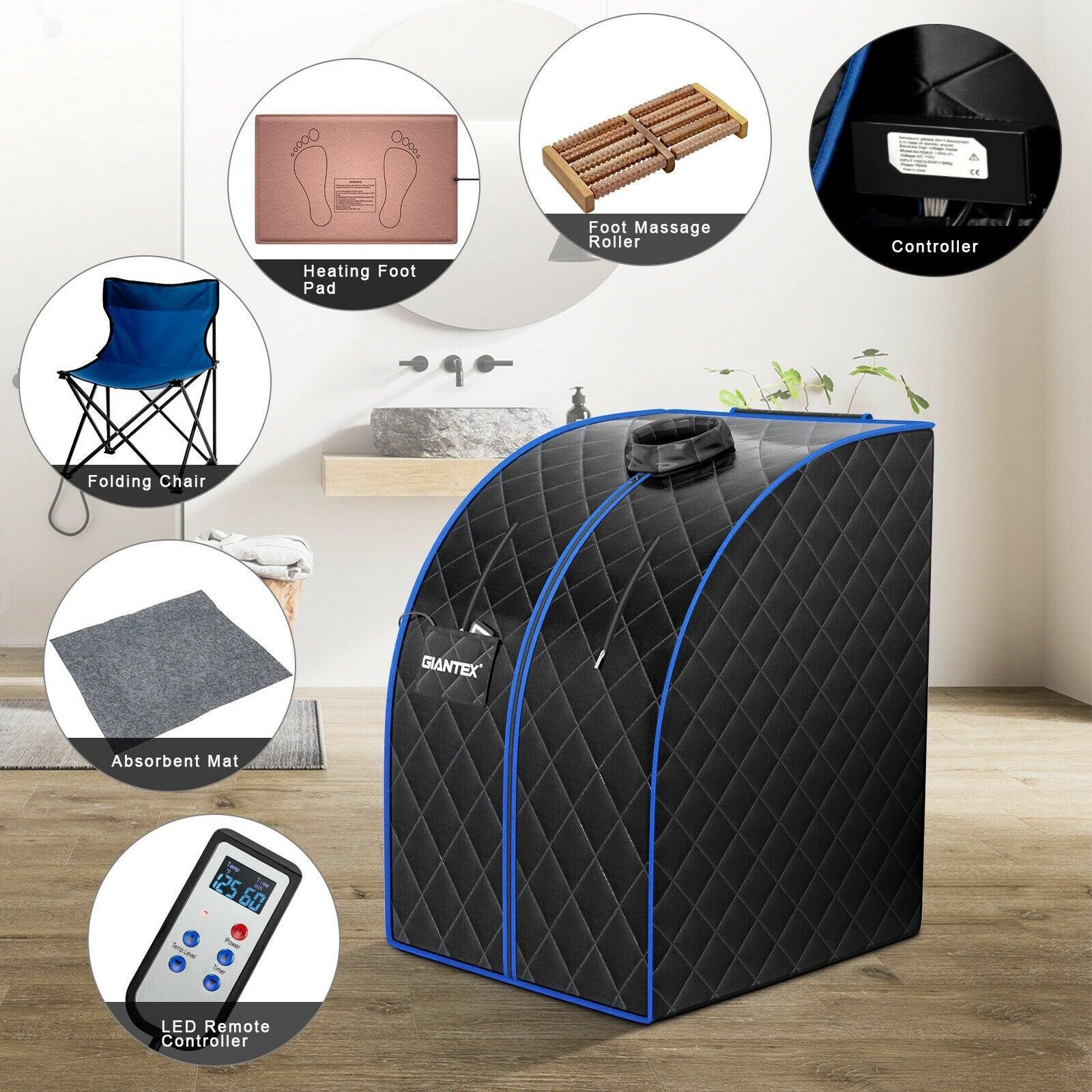 Portable Sauna Infrared Personal Home Spa