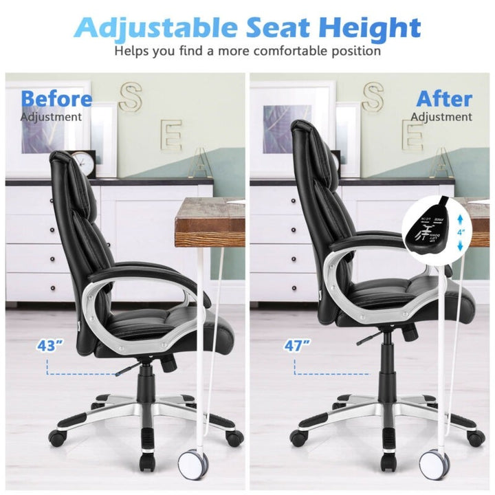 Executive Office Chair, Comfortable Adjustable Ergonomic Computer Office Chair