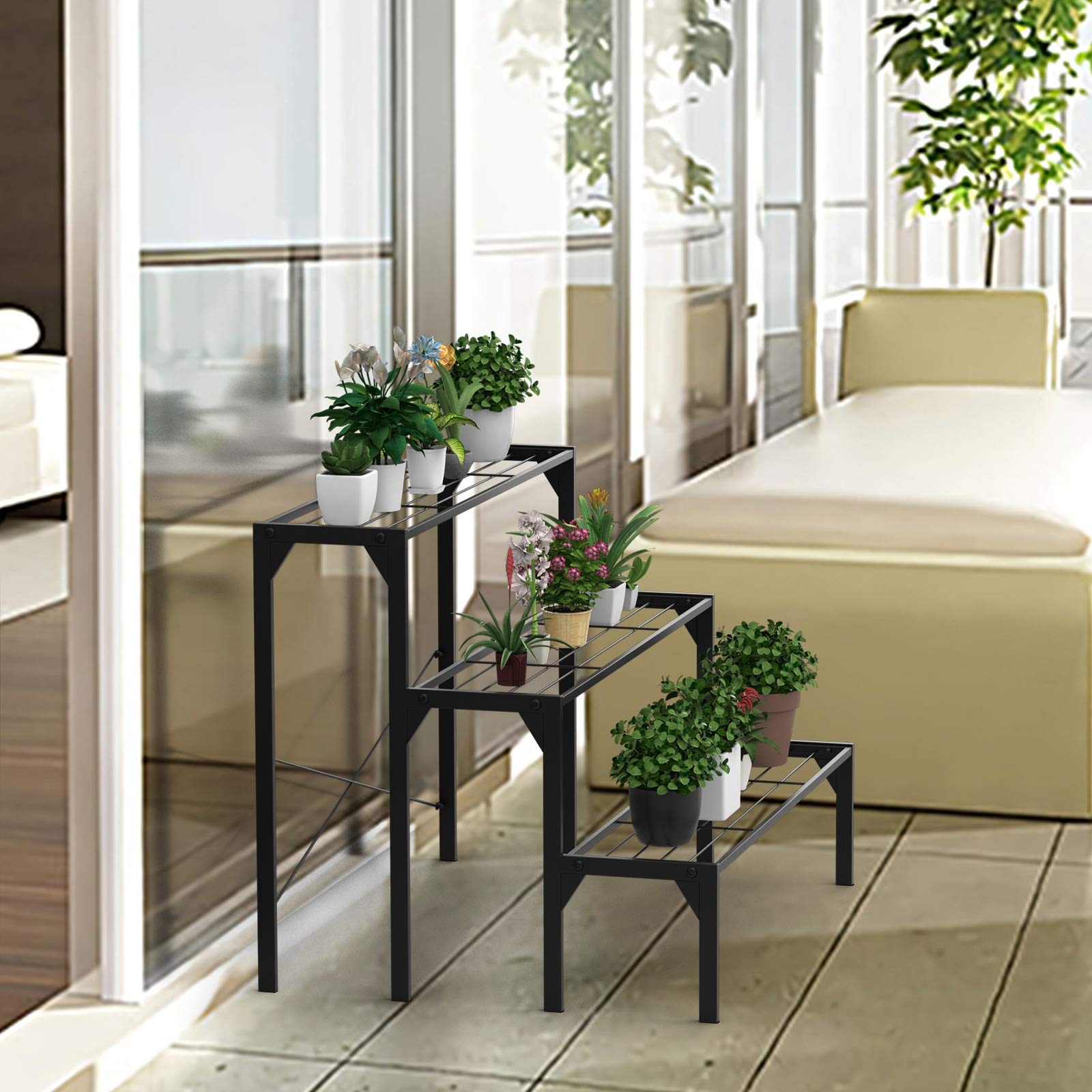 Giantex 3 Tiers Metal Plant Stand