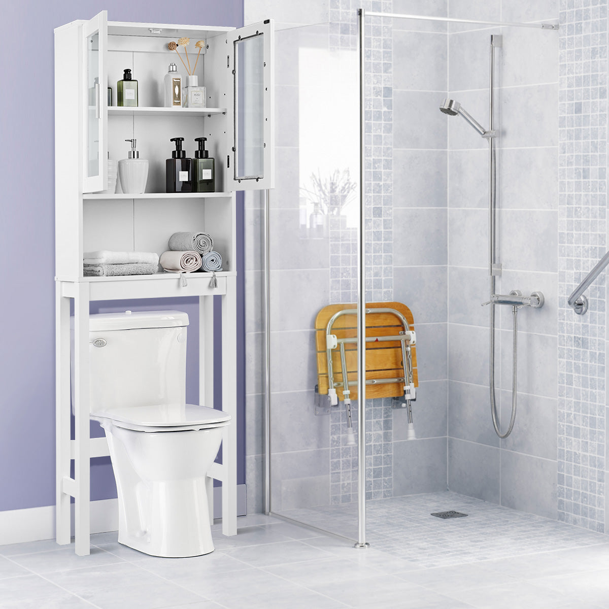 Bathroom Collect Storage Cabinet Toilet Rack