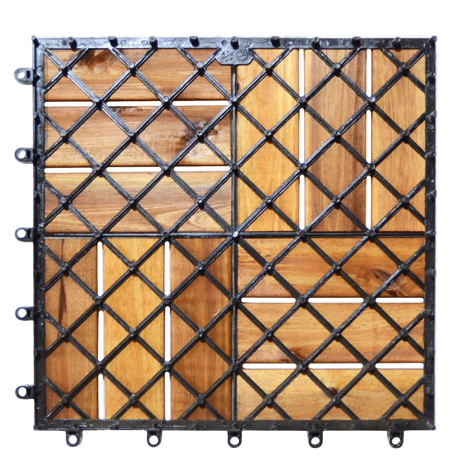27 PCS Interlocking Patio Deck Tiles - Giantex