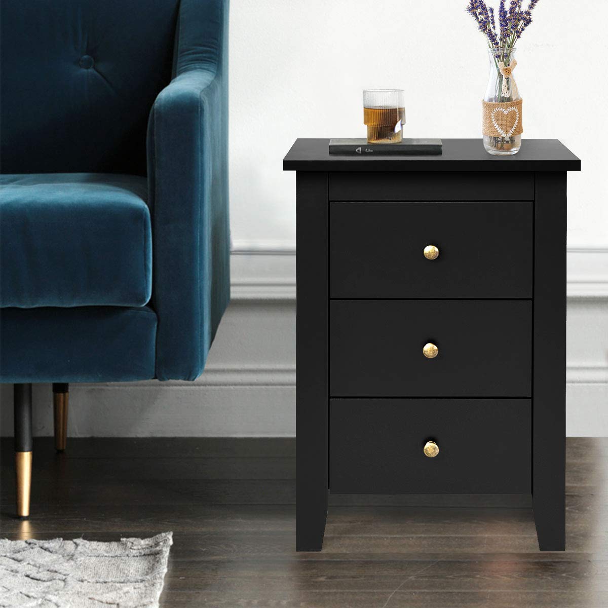 Suitable for Bedroom Bedsides Table Accent Table End Table