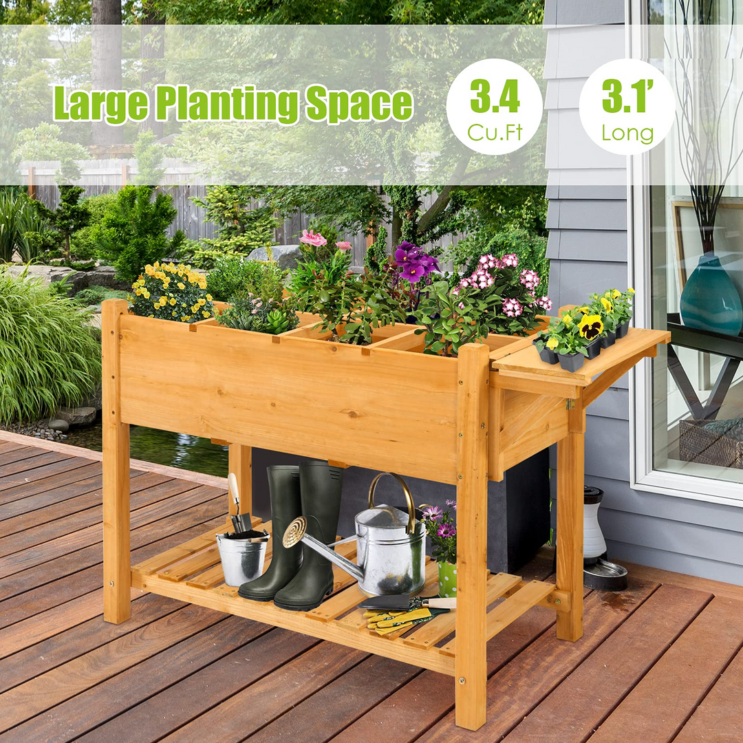 Elevated Raised Garden Box (47L x 21W x 31.5H)