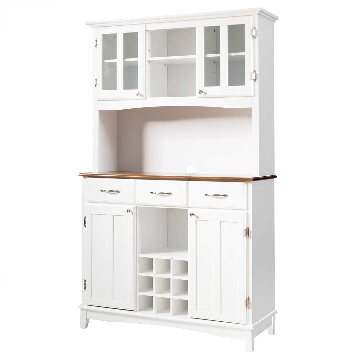 Giantex Buffet Hutch Cabinet, Kitchen Hutch Sideboard