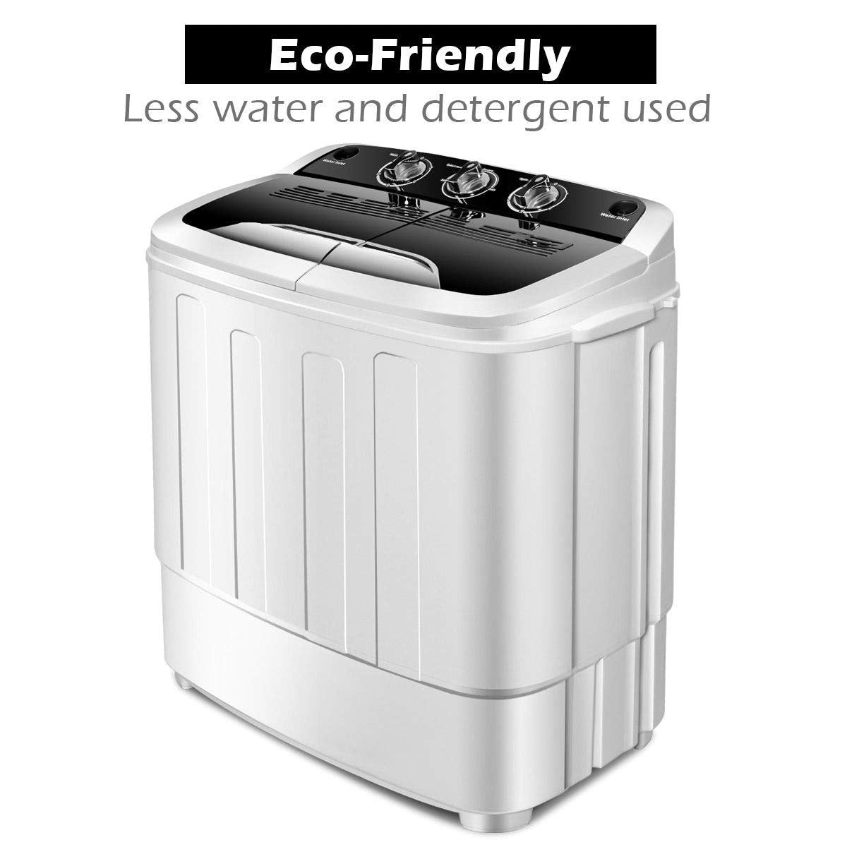 Portable Twin Tub Mini Clothes Washer Machine for Apartment