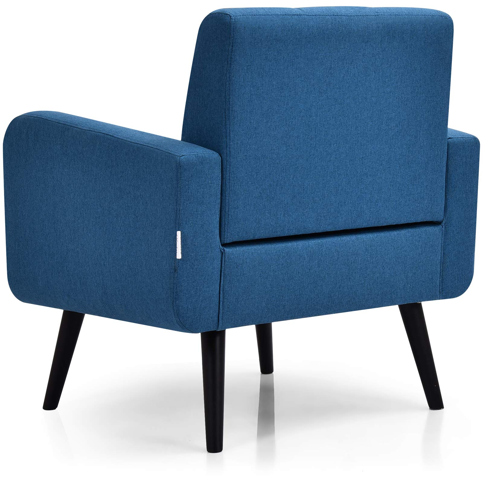 Set of 2 Modern Upholstered Accent Chairs - Giantex