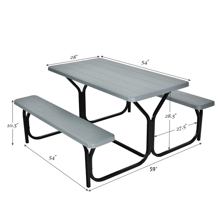 Giantex Picnic Table Bench Set for Outdoor Camping