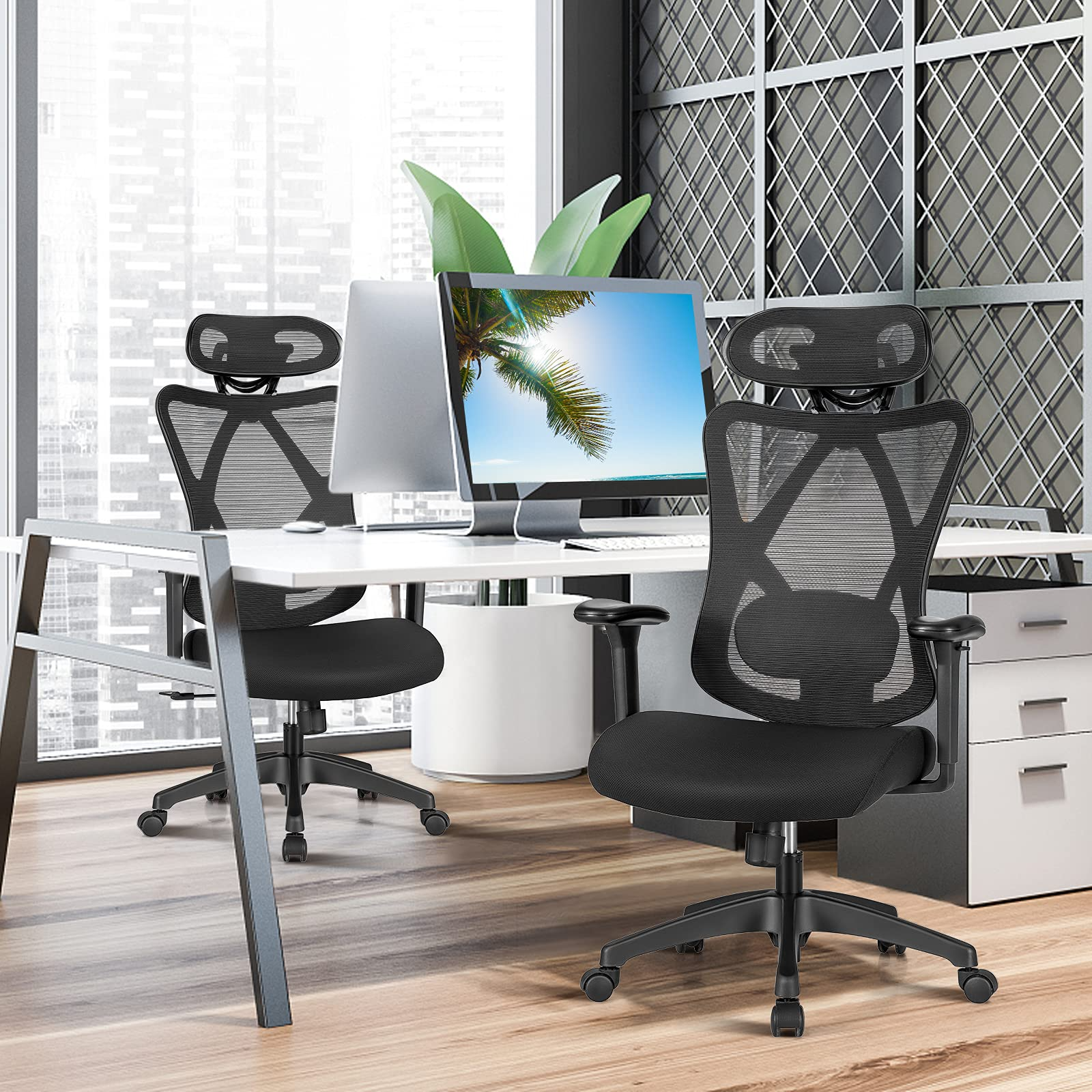 Giantex Ergonomic Office Chair with Adjustable Lumbar Support