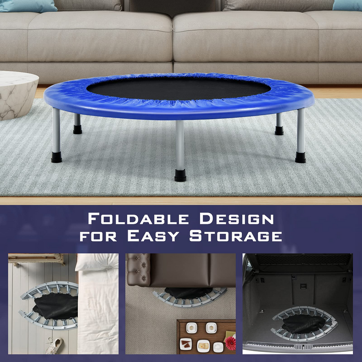 Portable Recreational Fitness Trampoline for Adults Kids