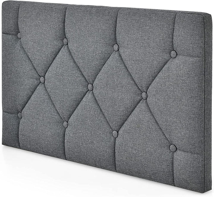 Giantex Upholstered Headboard, Wall-Mounted Sponge Padded Headboard with PU Leather Surface, 35"(L) x 21"(W)