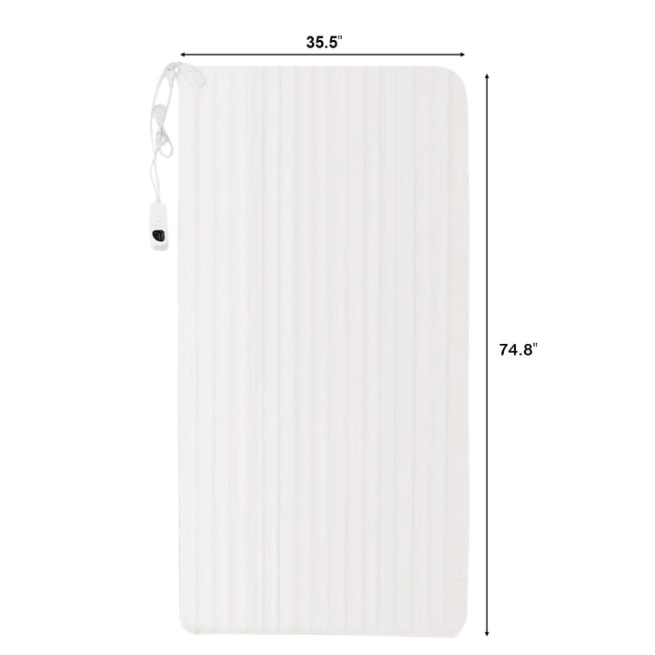 Giantex Smart Electric Heated Mattress Pad, Heating Bed Topper Blankets w/ Low-Voltage