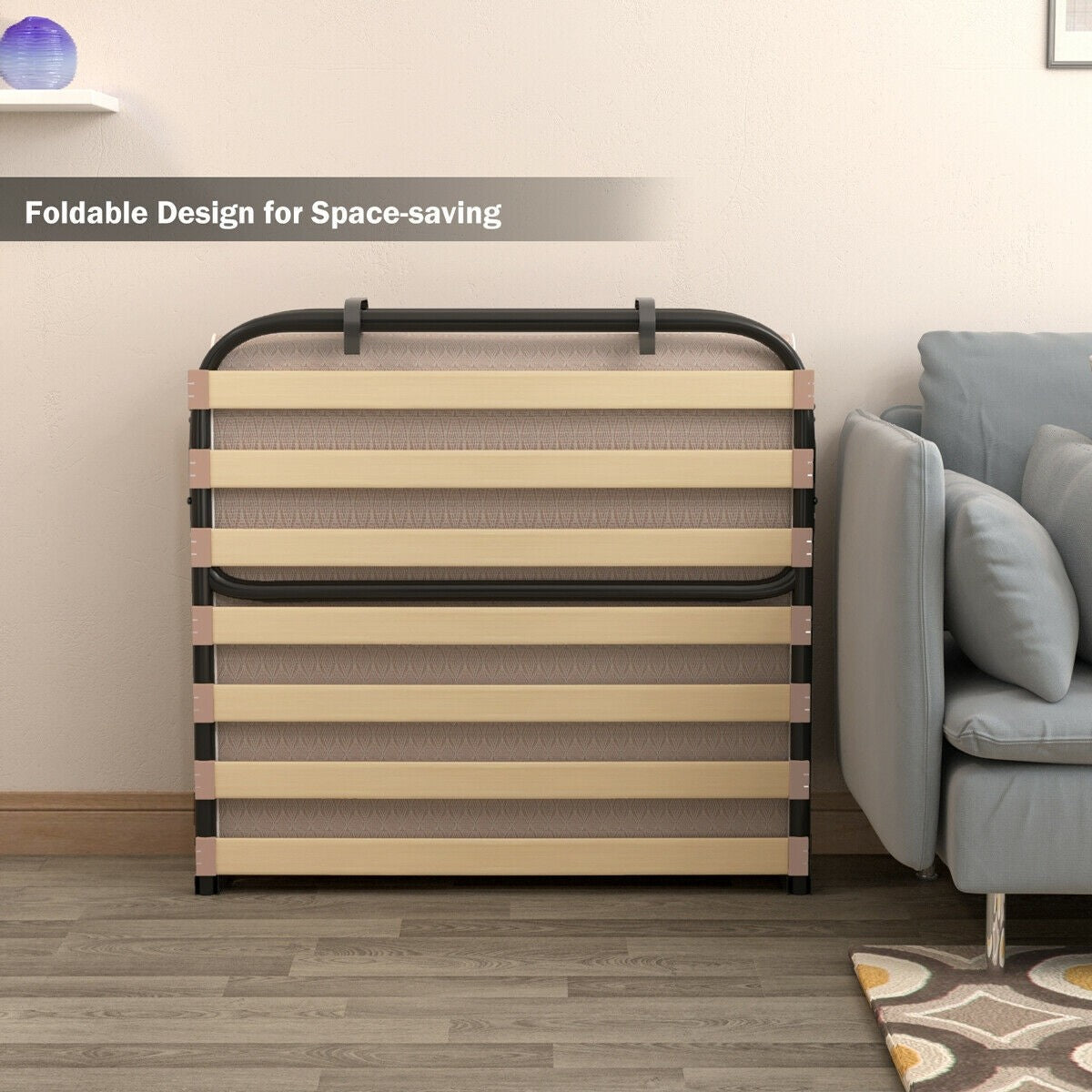 Folding Guest Bed-with Memory Foam Mattress