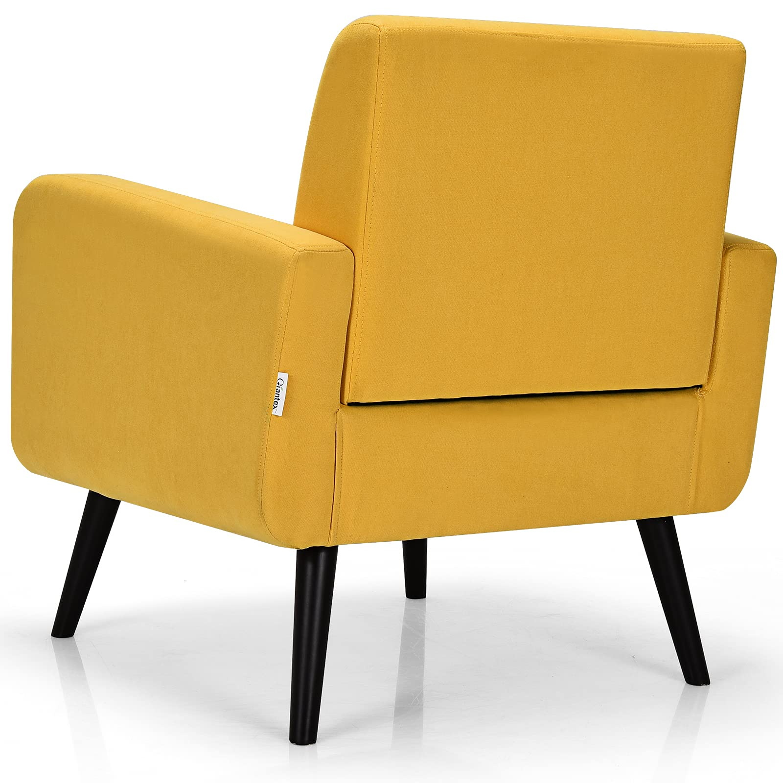 Set of 2 Modern Upholstered Accent Chairs - Giantex