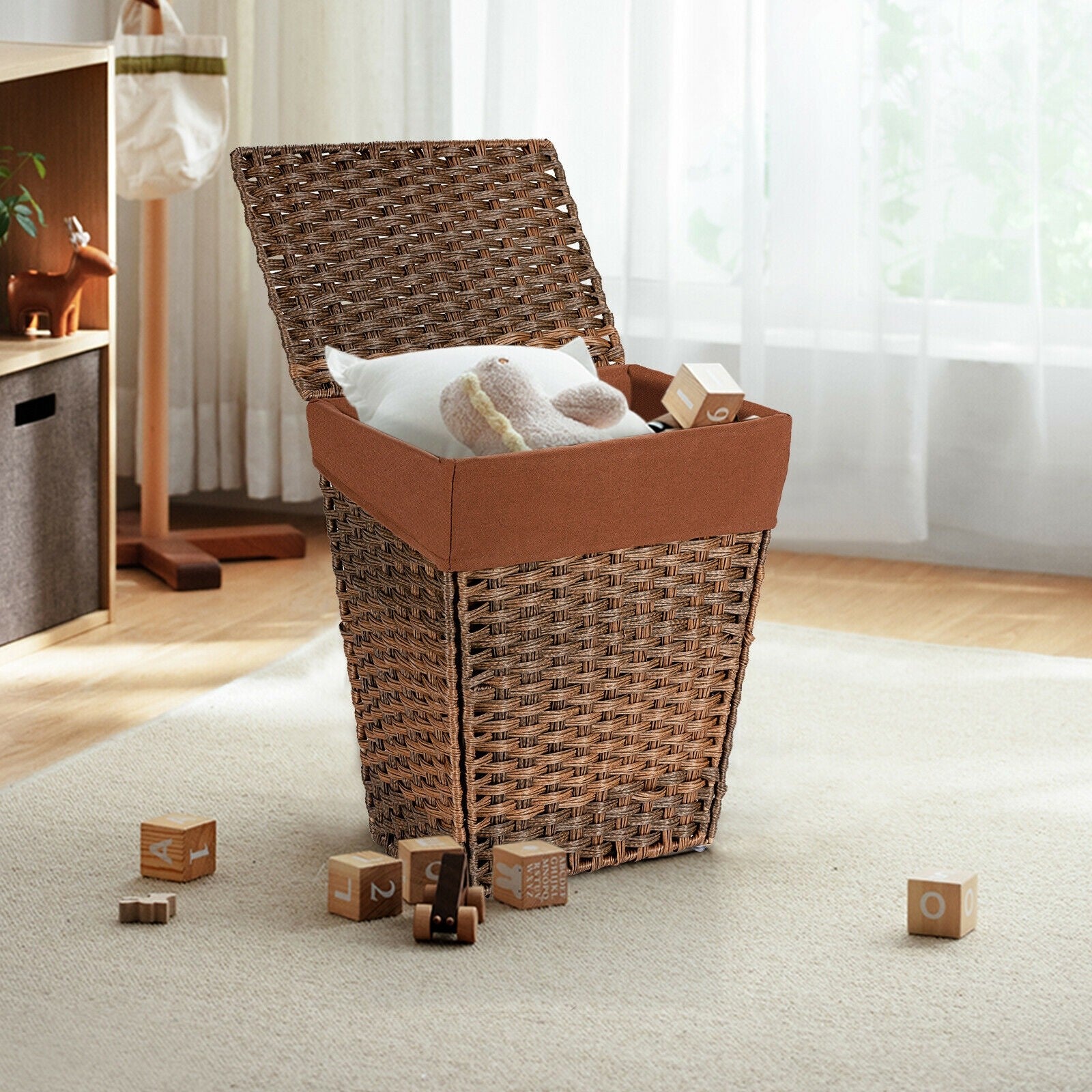 Laundry Hamper with Lid - Giantex