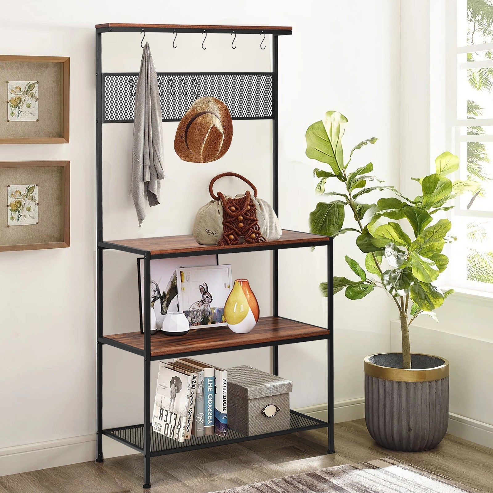 Kitchen Baker's Rack, Industrial Microwave Oven Stand