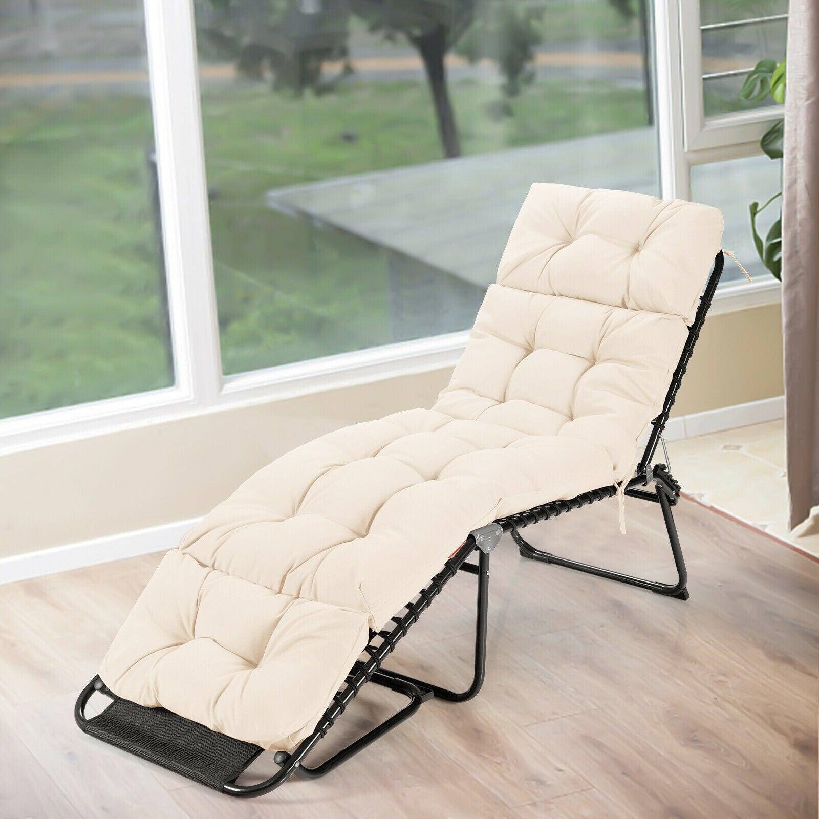 Giantex Lounge Chair Cushion,73X22X4 Inch Thick Indoor Floor Cushion