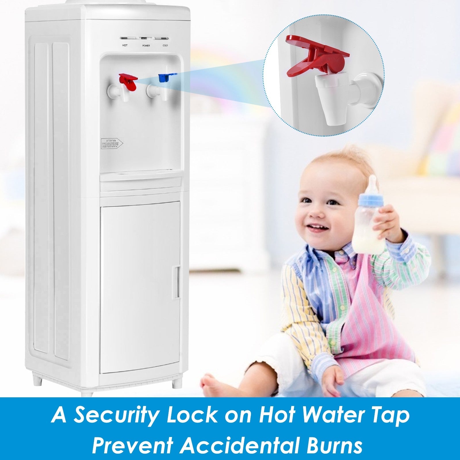 Top Loading Water Cooler Dispenser - Giantex