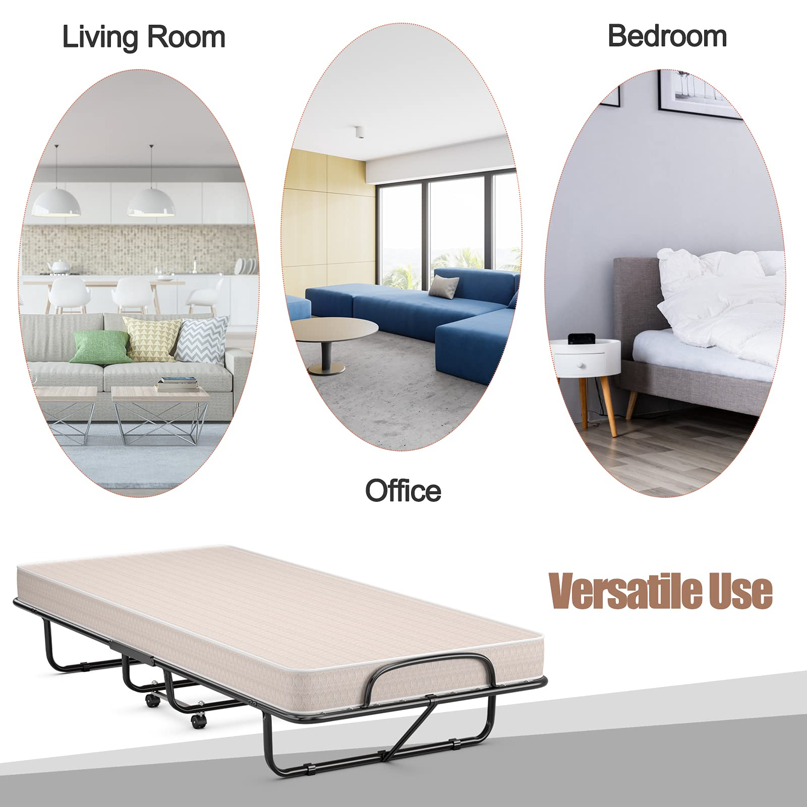 Giantex Rollaway Folding Bed