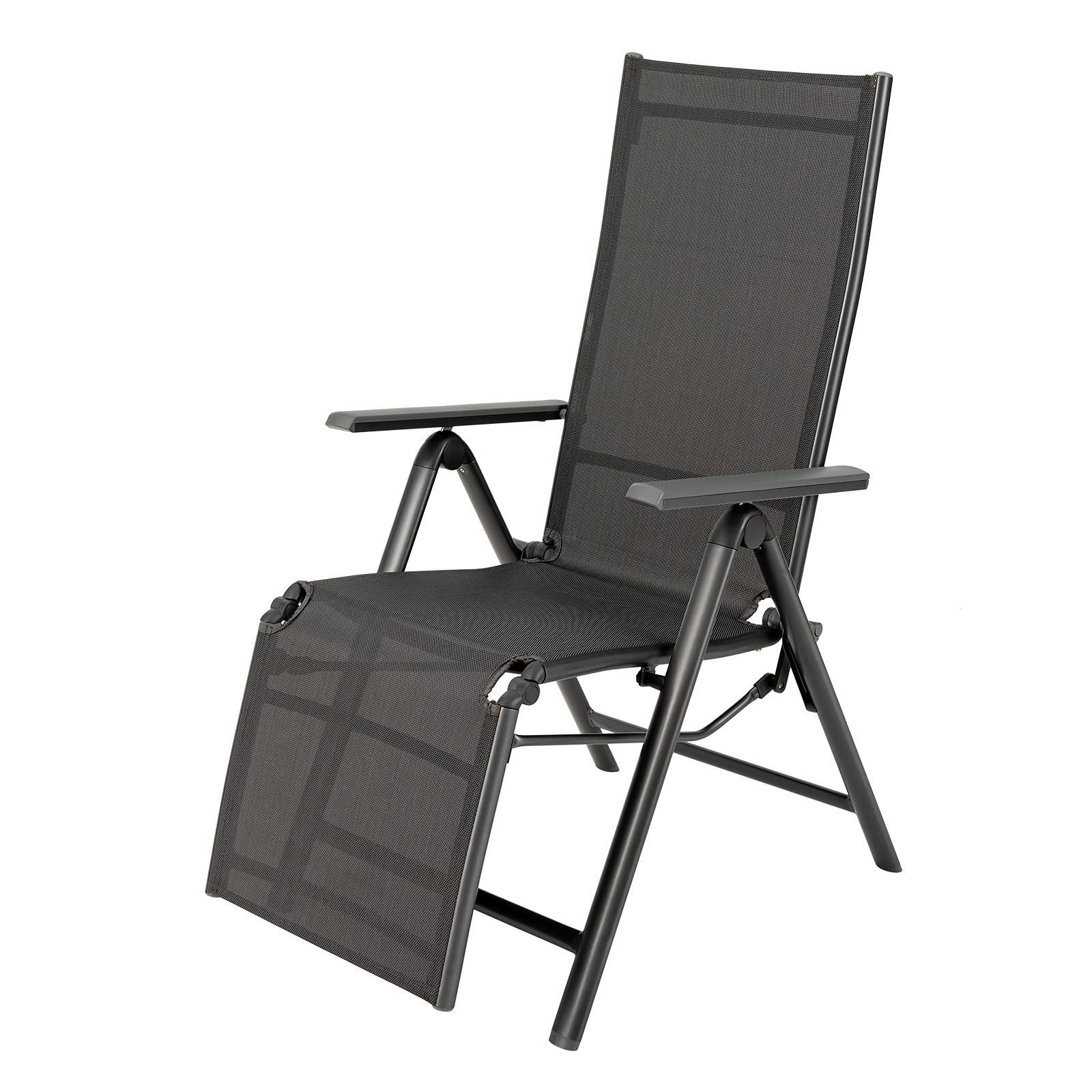Giantex Reclining Patio Chairs Folding Lounge Chair