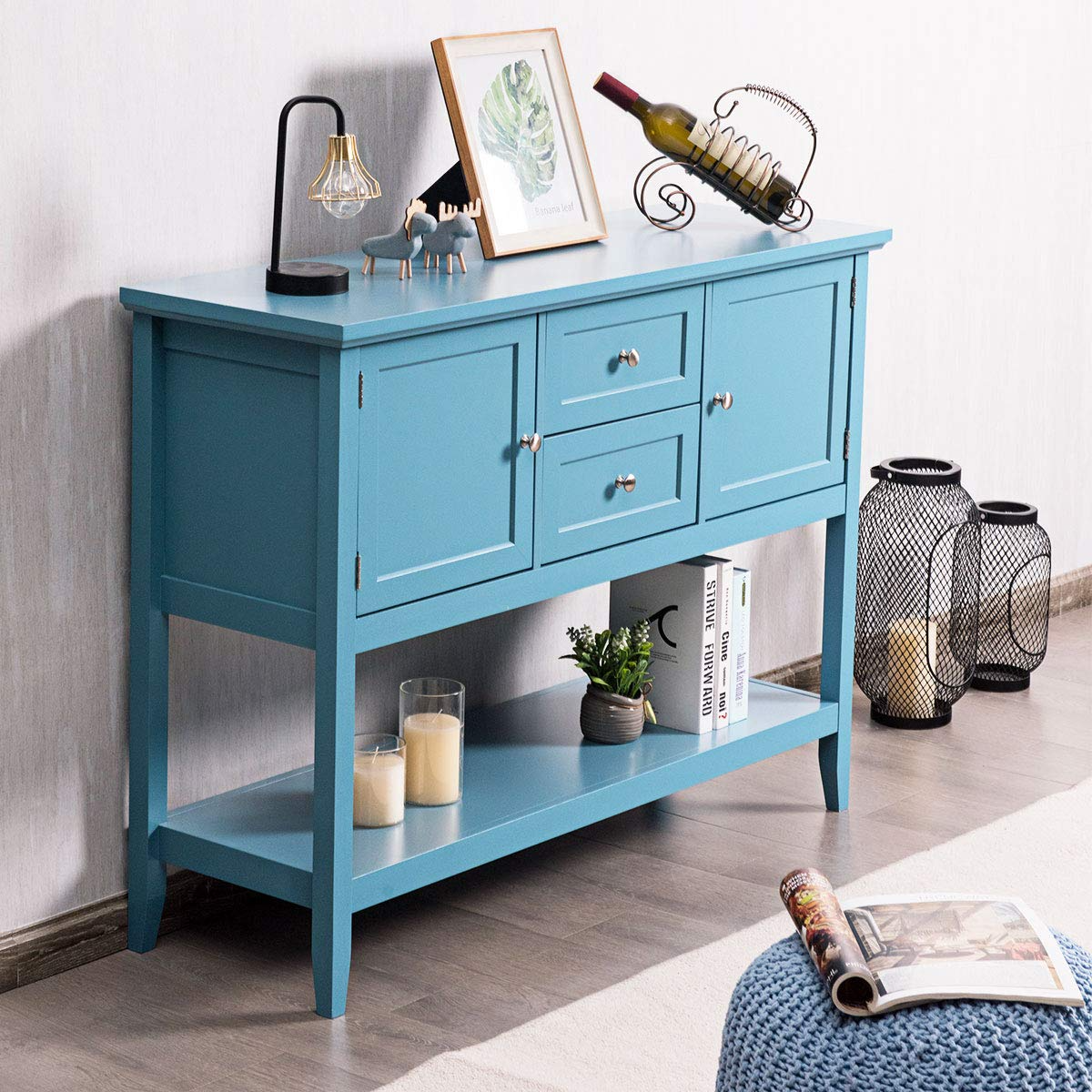 Giantex Buffet Sideboard, Wood Storage Cabinet