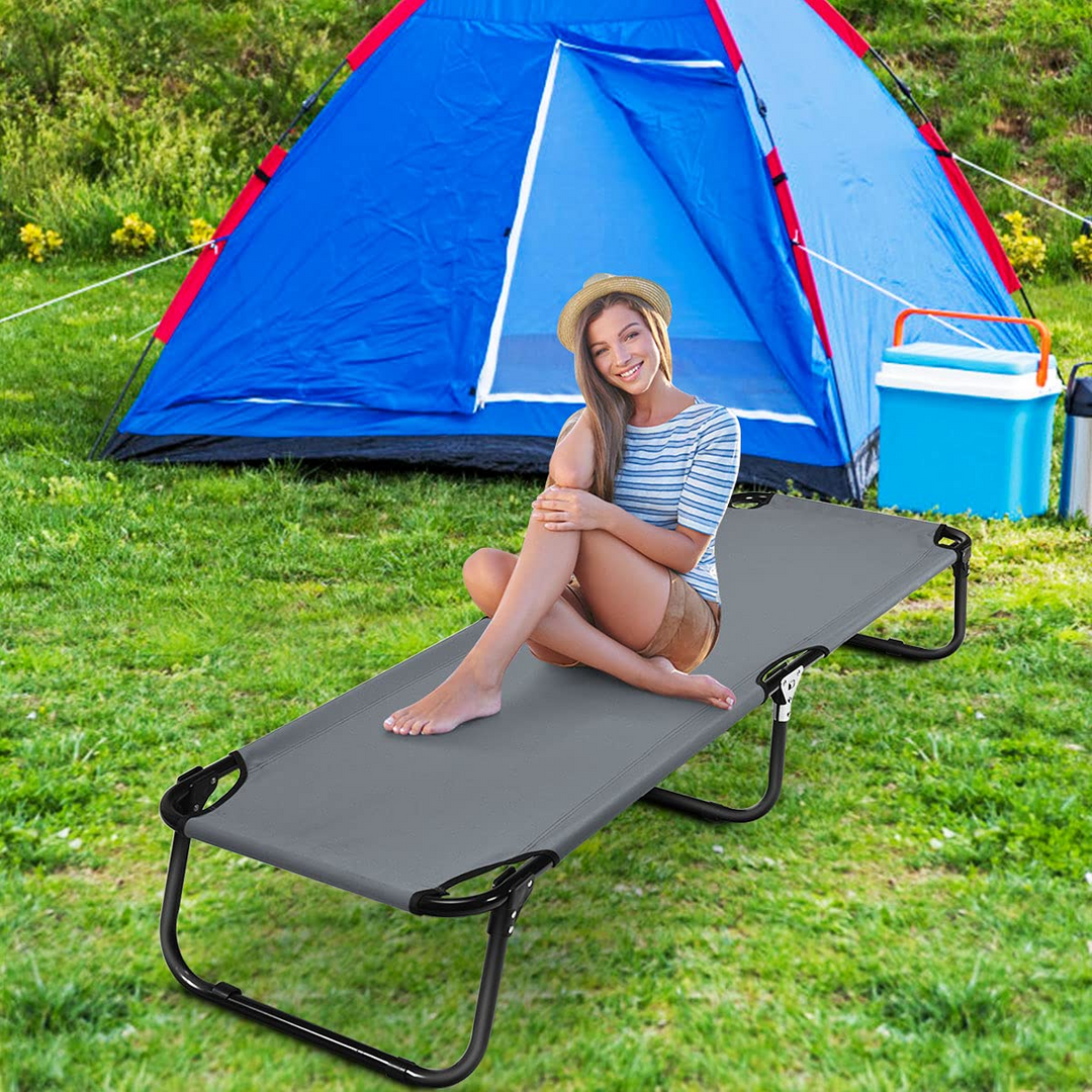 Giantex  Light Weight Camping Bed for Camp Office Sleepover