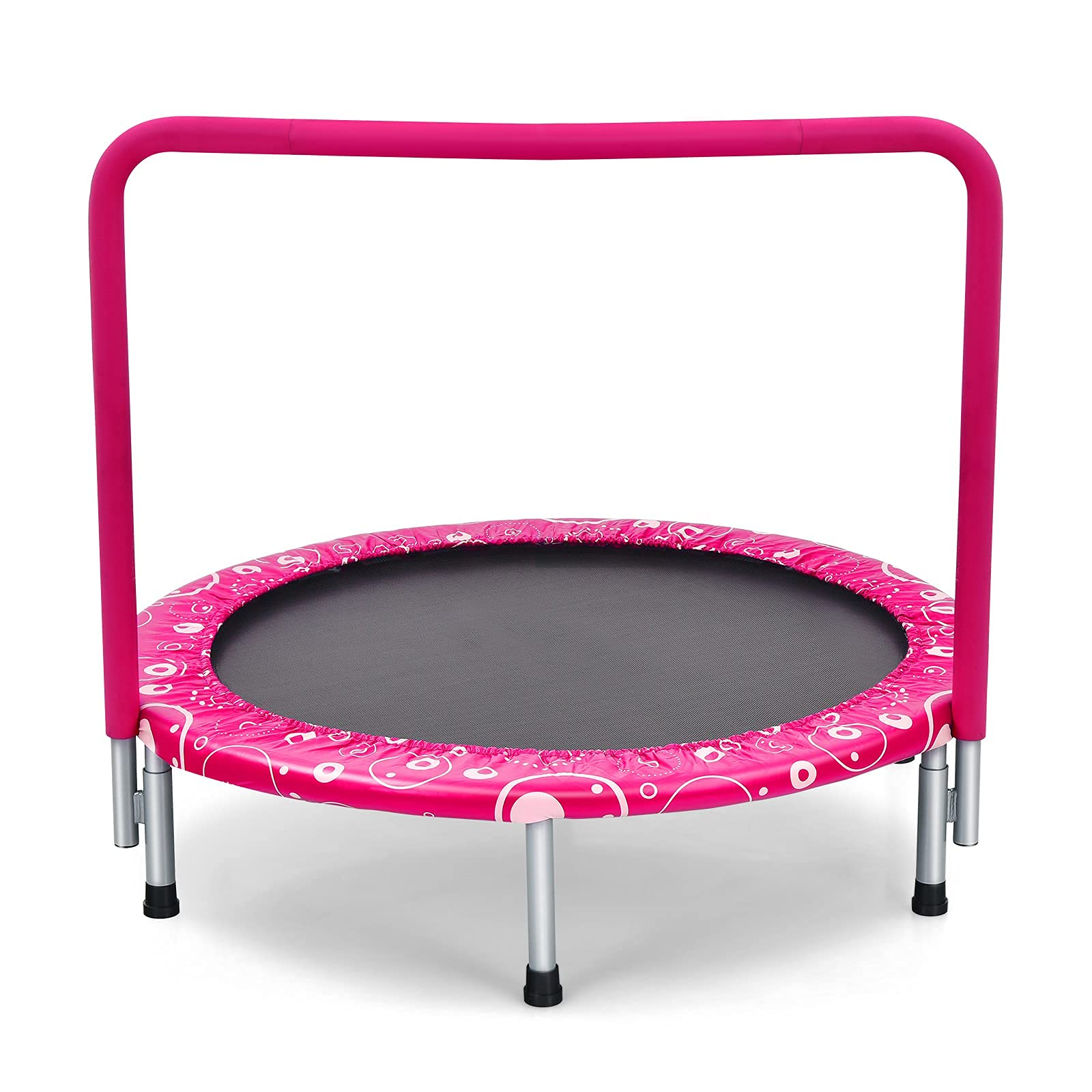 36-Inch Mini Kids Trampoline with Foamed Handle
