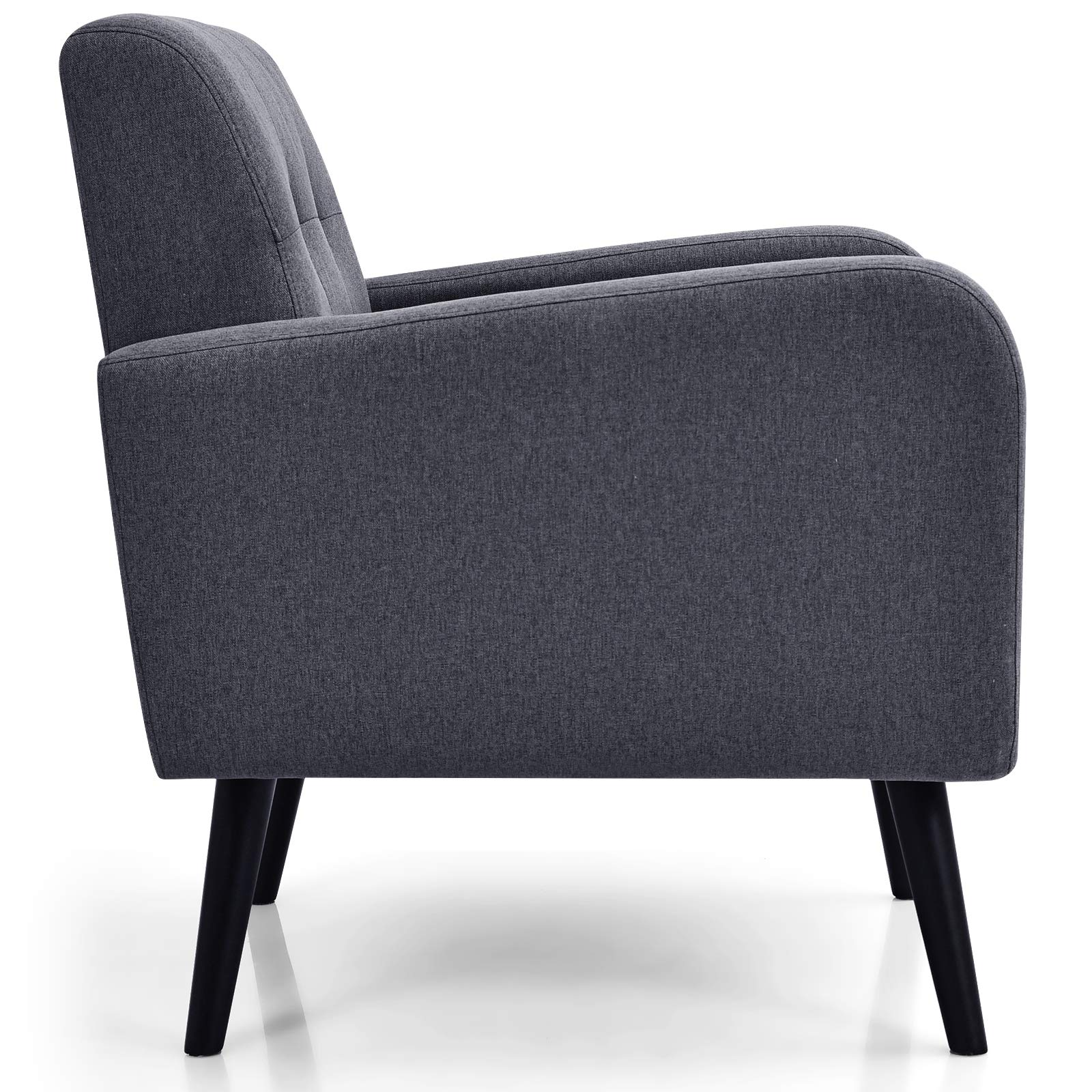 Set of 2 Modern Upholstered Accent Chairs - Giantex