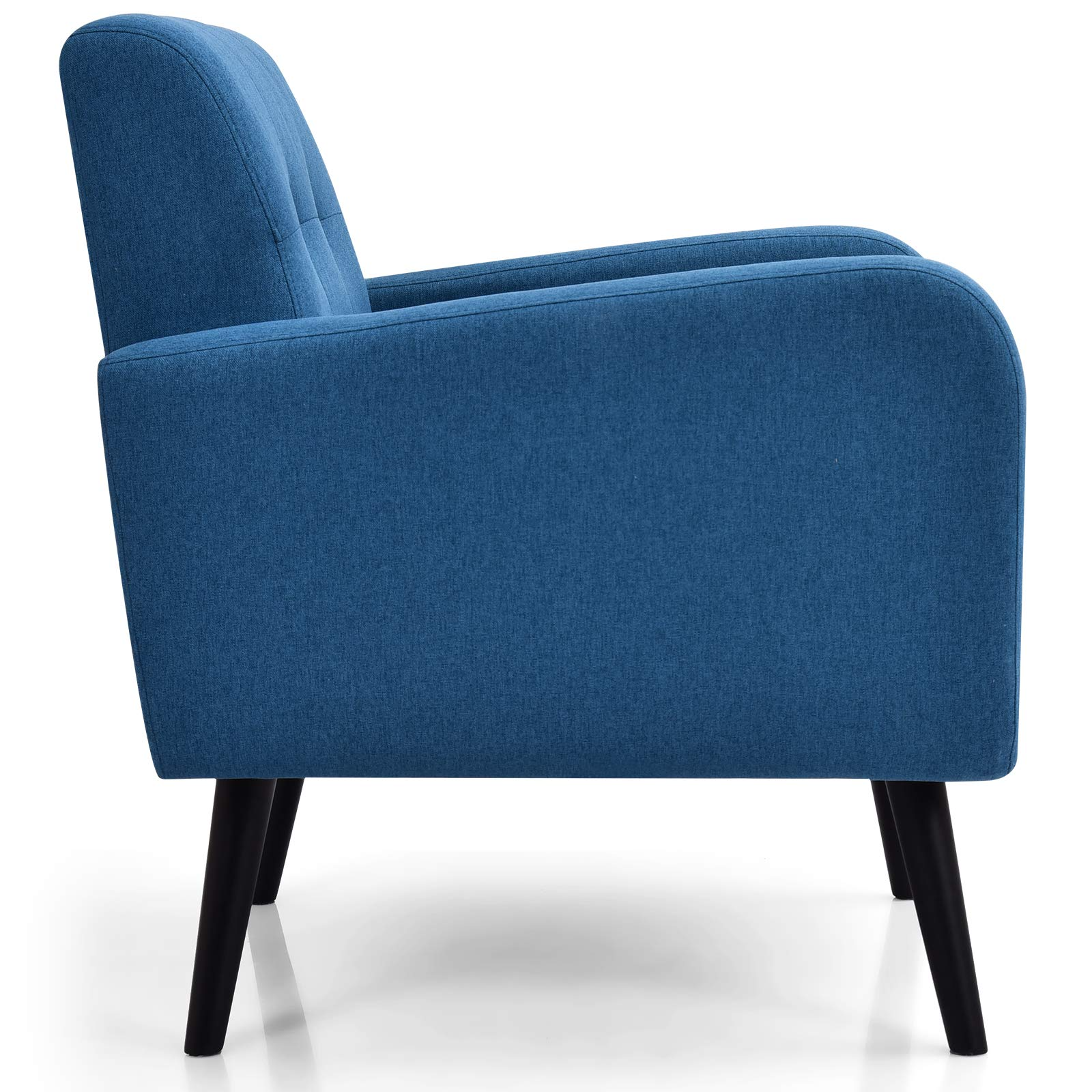 Set of 2 Modern Upholstered Accent Chairs - Giantex