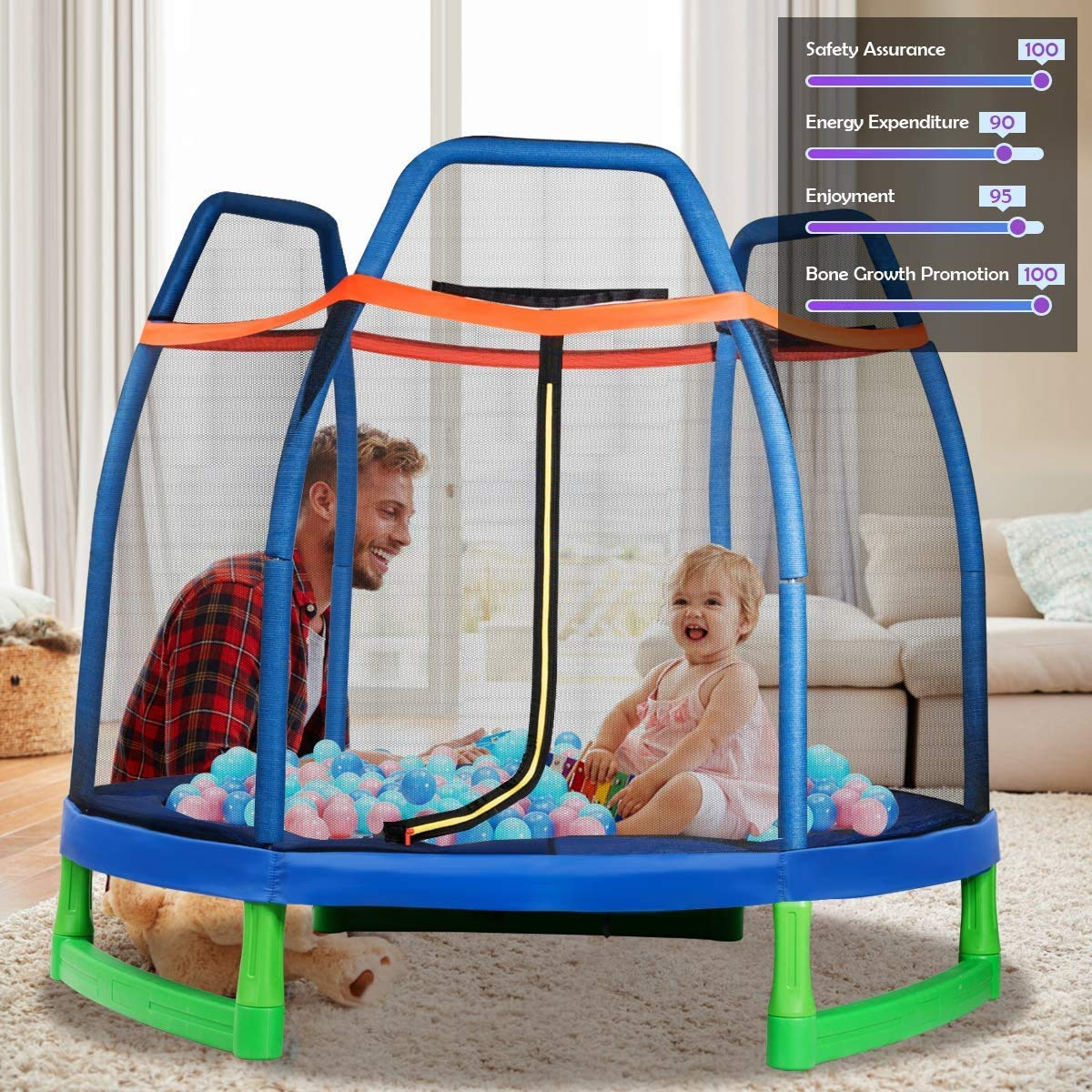7 feet trampoline hotsell
