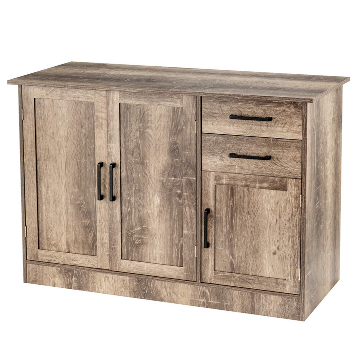 Giantex Buffet Server Sideboard Storage Cabinet Console Table Utensils Organizer