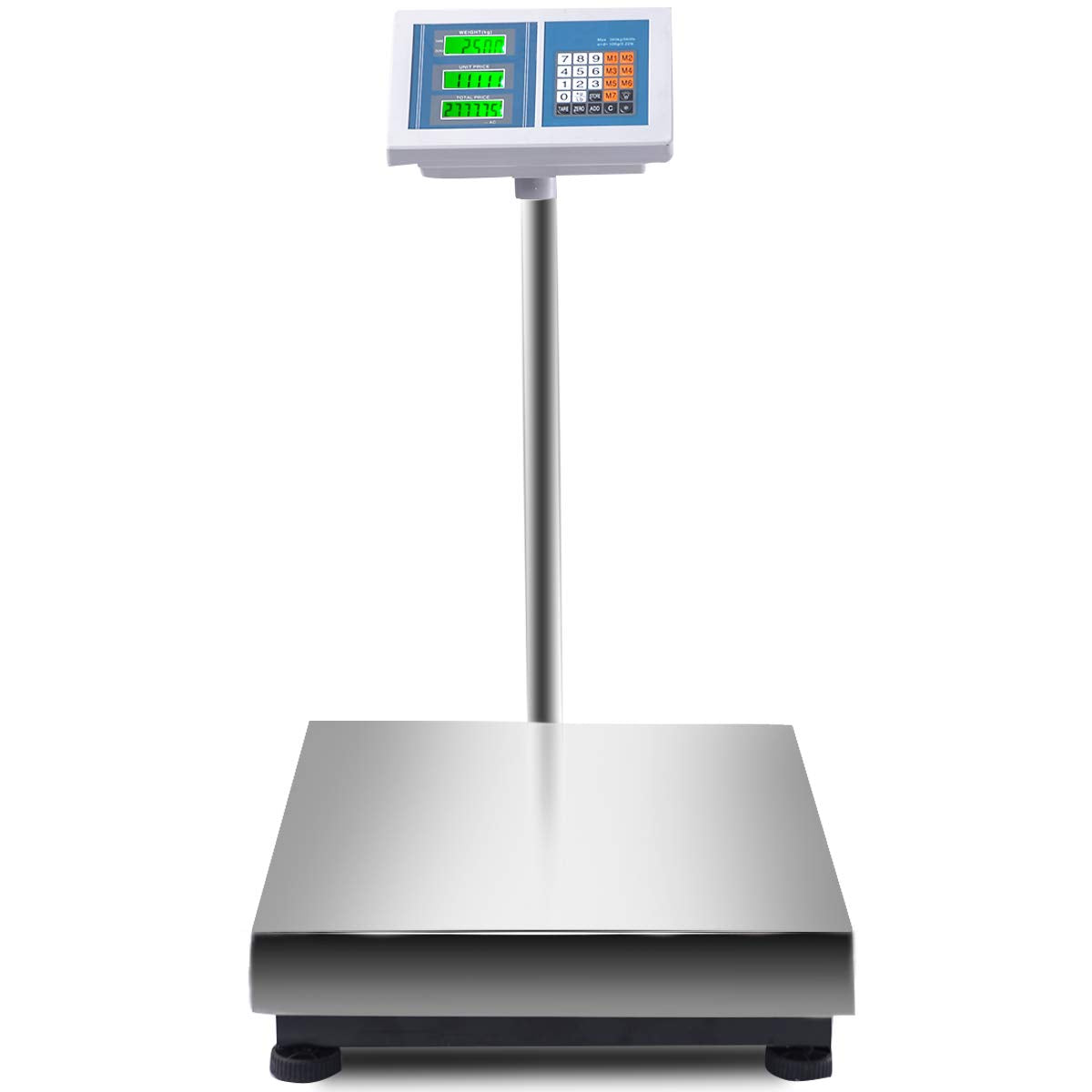 Fetcoi Professional Medical Floor Scale, 660 lb High Capacity Digital Physician Scale, Large Platform Wrestling Scale for Home Gym Hospital Use, Size