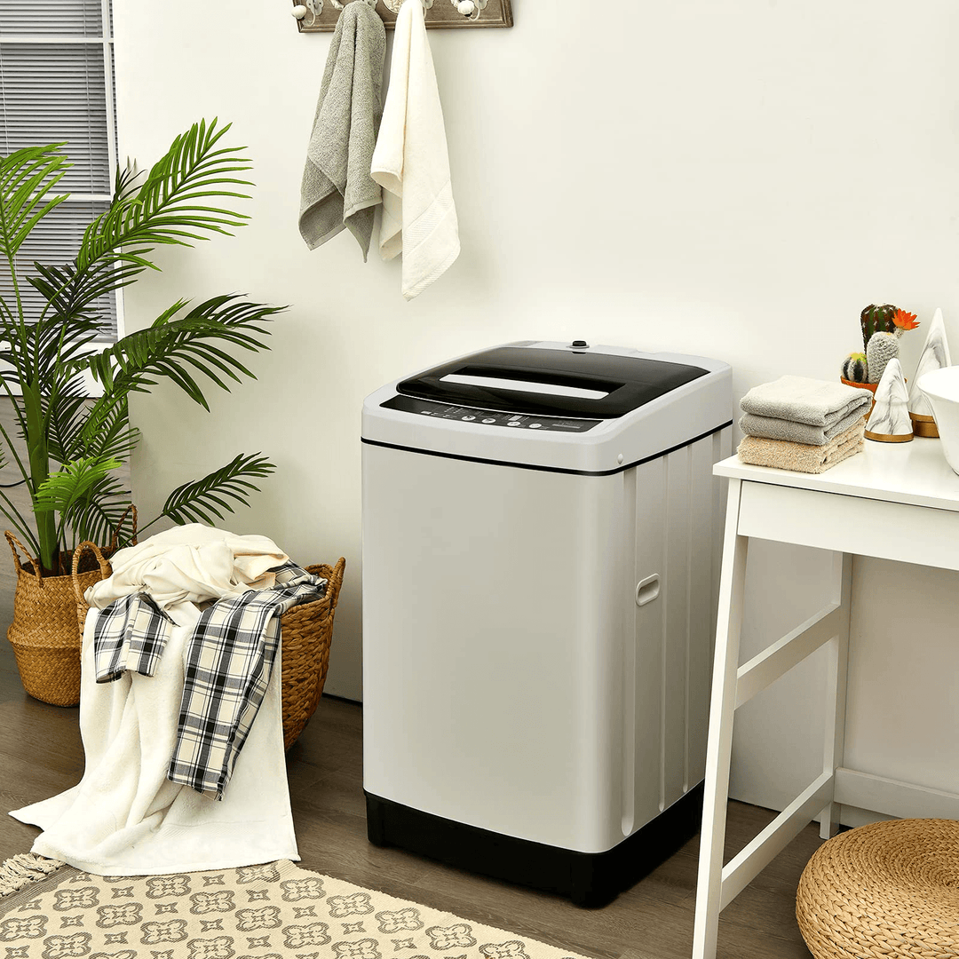 2 in 1 Portable Laundry Washer 1.5Cu.Ft 11lbs Capacity Washer and Dryer Combo - Giantexus