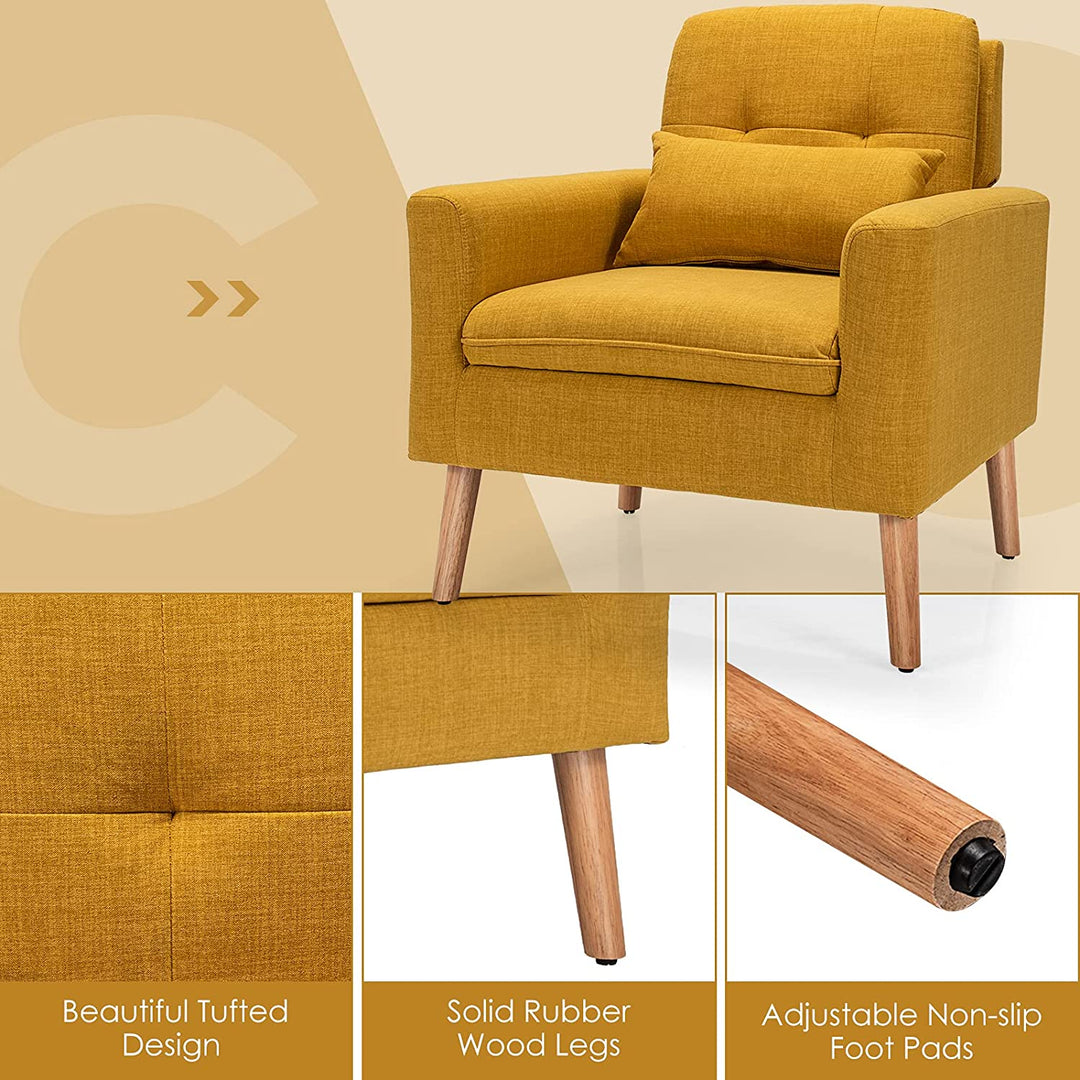 Giantex Modern Leisure Chair for Living Room Bedroom Office