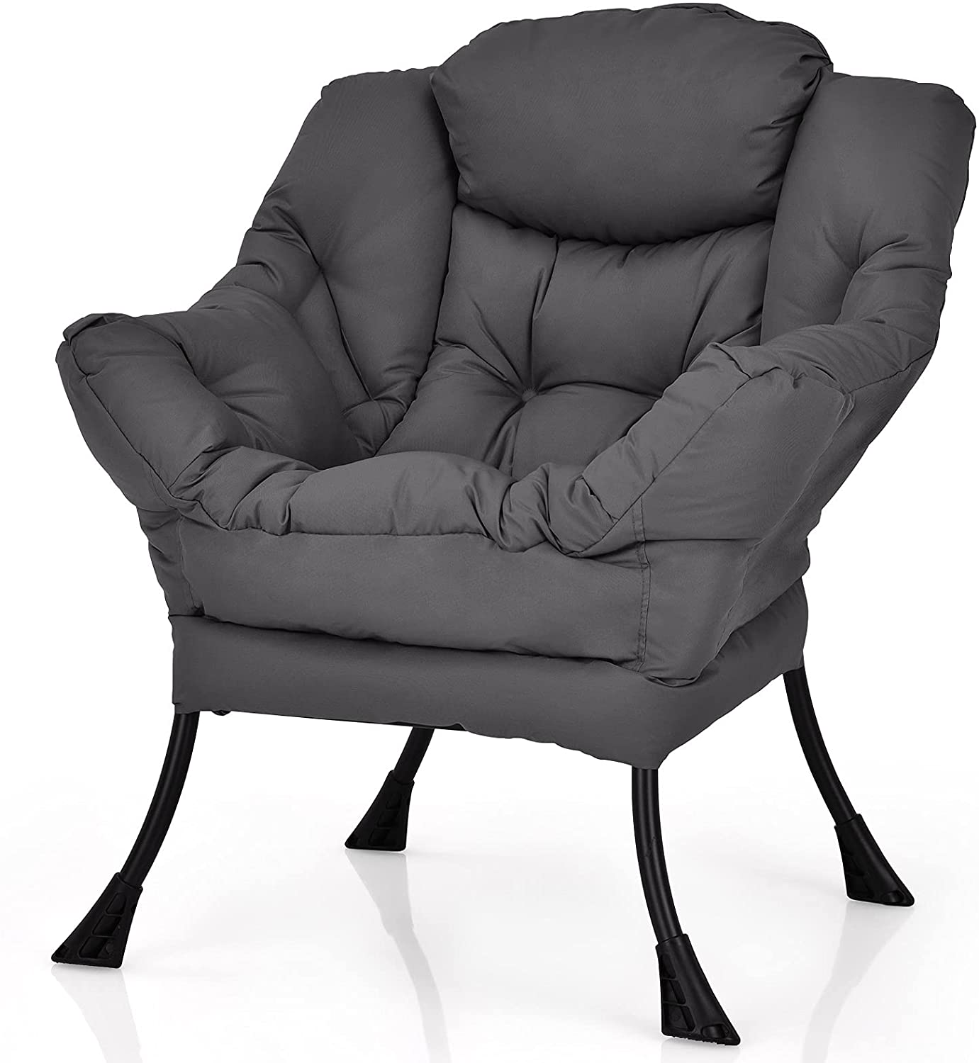 Modern Lazy Chair, Accent Contemporary Lounge Chair - Giantex