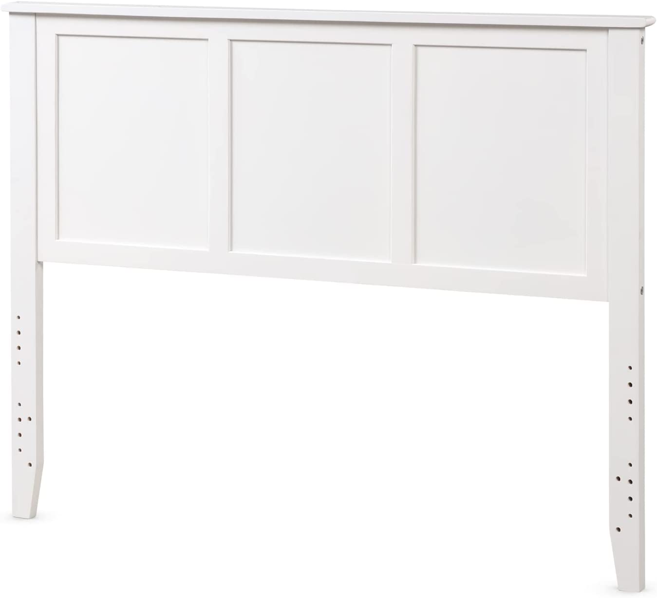 Giantex Wood Headboard, Flat Panel Headboard with Pre-drilled Holes for Height Adjustment