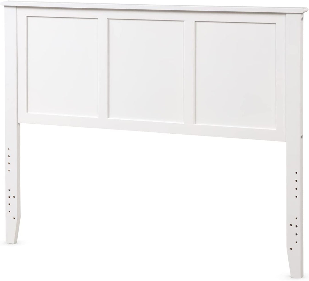 Giantex Wood Headboard, Flat Panel Headboard with Pre-drilled Holes for Height Adjustment