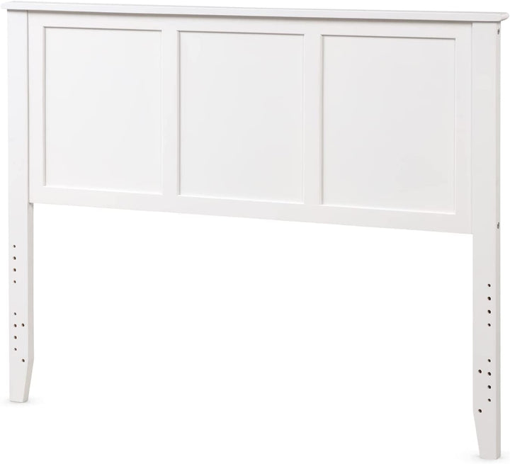 Giantex Wood Headboard, Flat Panel Headboard with Pre-drilled Holes for Height Adjustment