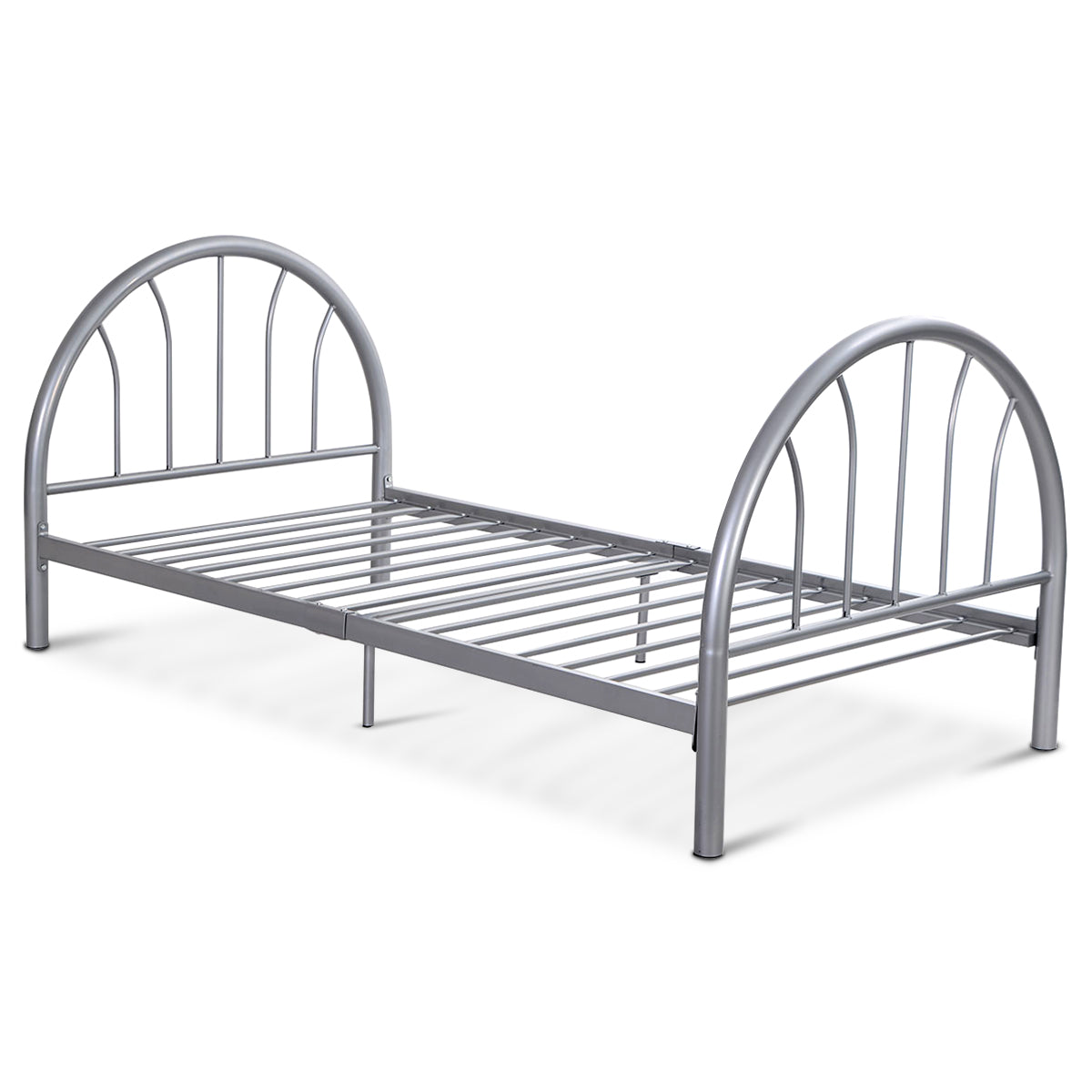 Giantex 83" x 42" x 35" Metal Bed Platform Frame Twin Size Bedroom Home Furniture (Black)