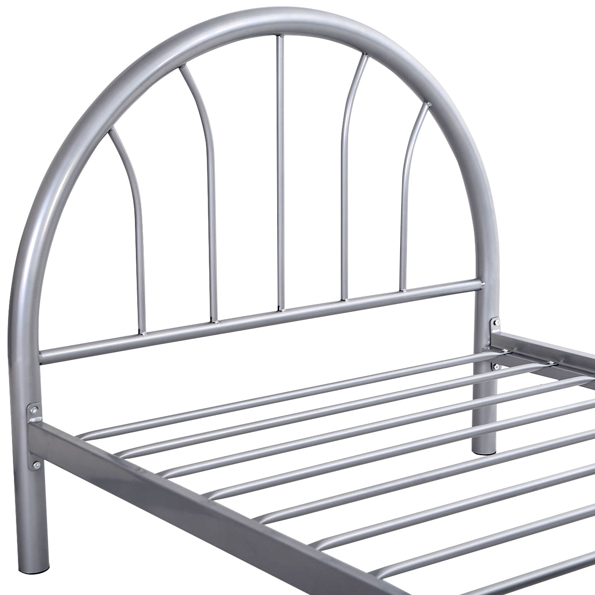 Giantex 83" x 42" x 35" Metal Bed Platform Frame Twin Size Bedroom Home Furniture (Black)