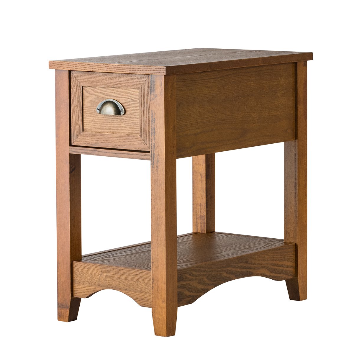 Chair Side End Table with Drawer - Giantexus