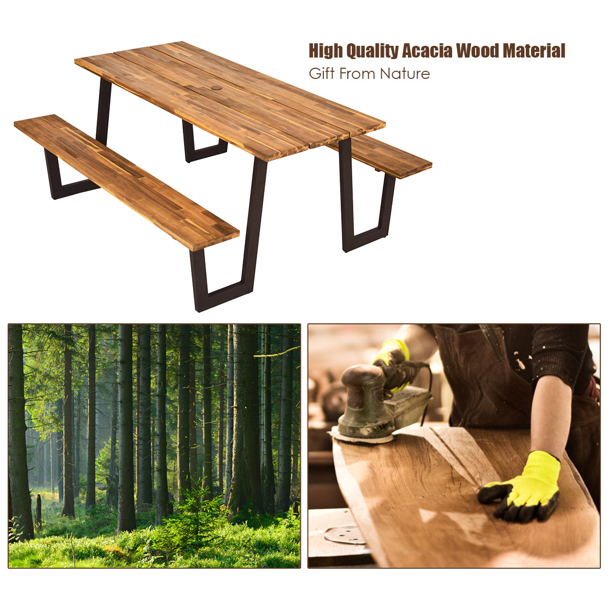 picnic table set - Giantex